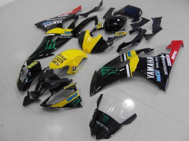 Best 2008-2016 Yellow Monster Yamaha YZF R6 Bike Fairings UK