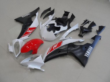 Best 2008-2016 White and Matte Black Yamaha YZF R6 Moto Fairings UK