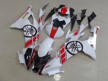 Best 2008-2016 White with Big Yamaha Logo Yamaha YZF R6 Motorcycle Replacement Fairings UK
