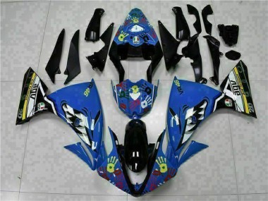 Best 2009-2011 Blue Yamaha YZF R1 Bike Fairings UK