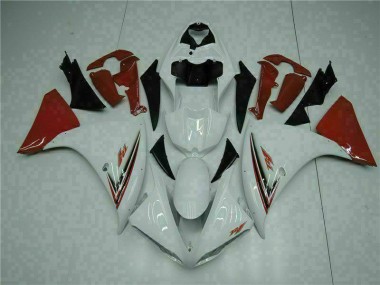 Best 2009-2011 White Red Yamaha YZF R1 Bike Fairing Kit UK
