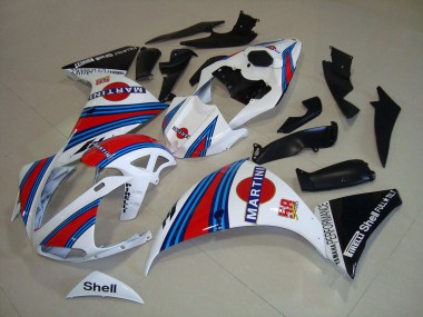 Best 2009-2011 White Black Martini Yamaha YZF R1 Motorbike Fairings UK