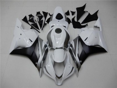 Best 2009-2012 White Silver Black Honda CBR600RR Motor Bike Fairings UK