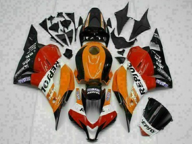 Best 2009-2012 Orange Repsol Honda CBR600RR Motor Fairings UK