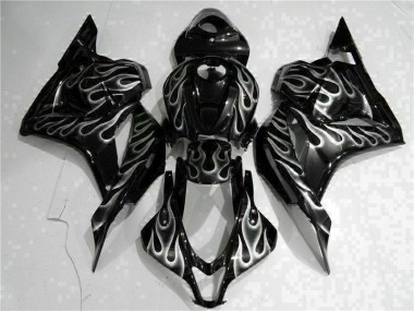 Best 2009-2012 Black Honda CBR600RR Motorbike Fairing Kits UK