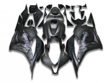 Best 2009-2012 Grey Black Honda CBR600RR Motorcycle Fairings Kit UK