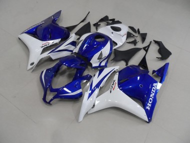 Best 2009-2012 Blue White Honda CBR600RR Motorcycle Fairing UK