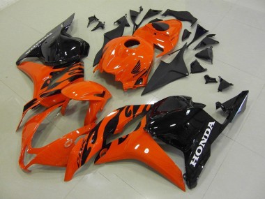 Best 2009-2012 Orange Black Honda CBR600RR Motorcycle Fairing Kits UK
