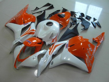 Best 2009-2012 Orange Pearl White Honda CBR600RR Motorcycle Replacement Fairings UK