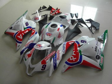 Best 2009-2012 Red White Pata Honda CBR600RR Motorcycle Fairing Kit UK