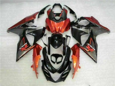 Best 2009-2016 Brown Black Suzuki GSXR1000 Motorcycle Fairing Kit UK