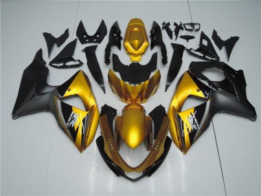 Best 2009-2016 Golden Black Suzuki GSXR1000 Motorcyle Fairings UK