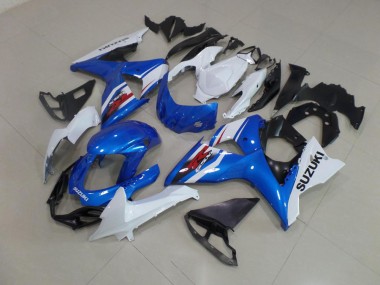 Best 2009-2016 Blue White Suzuki GSXR 1000 K9 Motorcyle Fairings UK