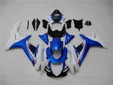 Best 2011-2021 Blue White Suzuki GSXR 600/750 Motorbike Fairing Kits UK