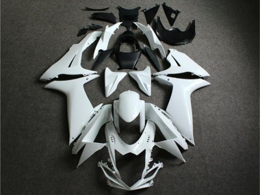 Best 2011-2021 White Suzuki GSXR 600/750 Motorcycle Fairings Kit UK