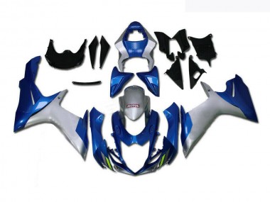 Best 2011-2021 Blue Silver Suzuki GSXR 600/750 Motorcycle Fairings UK