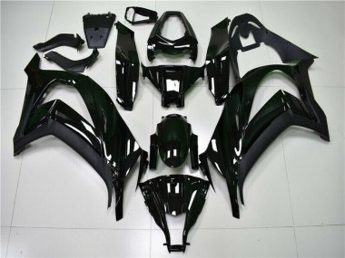 Best 2011-2015 Glossy Black Kawasaki ZX10R Moto Fairings UK