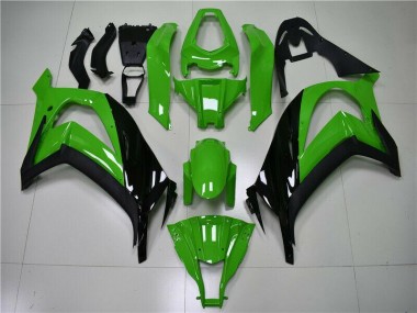 Best 2011-2015 Green Black Kawasaki ZX10R Replacement Fairings UK