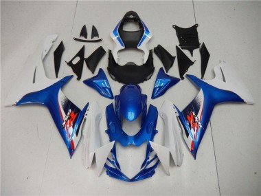 Best 2011-2021 Blue White Suzuki GSXR 600/750 Motorcycle Replacement Fairings UK