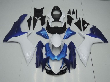 Best 2011-2021 White Blue Suzuki GSXR 600/750 Replacement Fairings UK