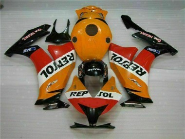 Best 2012-2016 Orange Black Repsol Honda CBR1000RR Motorcyle Fairings UK