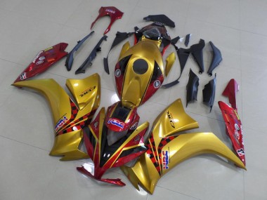 Best 2012-2016 Gold and Dark Red Honda CBR1000RR Motor Fairings UK