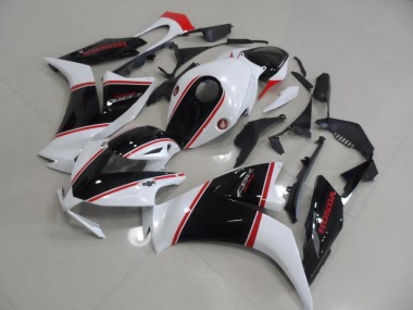 Best 2012-2016 Black and White and Red Stripe Honda CBR1000RR Motorcylce Fairings UK