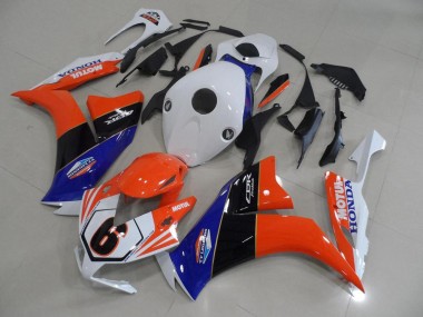Best 2012-2016 Orange White TT Legend Honda CBR1000RR Motorcylce Fairings UK