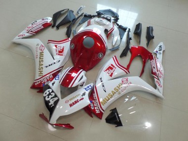 Best 2012-2016 Red Musashi Honda CBR1000RR Bike Fairing UK