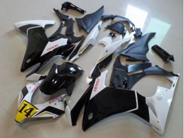 Best 2013-2015 Black White Denso Rizoma 14 Honda CBR500RR Bike Fairings UK