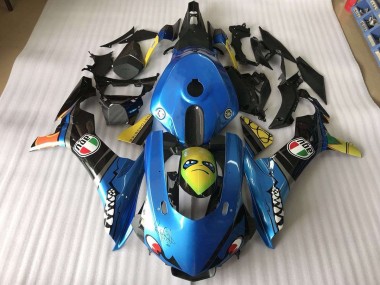 Best 2015-2019 Blue Shark Yamaha YZF R1 Motorbike Fairing UK
