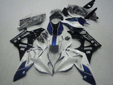 Best 2009-2014 White Blue BMW S1000RR Motor Bike Fairings UK