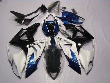 Best 2009-2014 White Blue BMW S1000RR Replacement Fairings UK