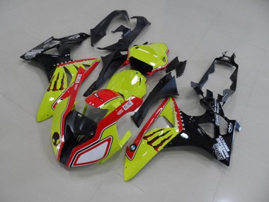 Best 2009-2014 Green Red Monster BMW S1000RR Bike Fairings UK