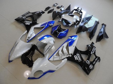 Best 2009-2014 White Blue BMW S1000RR Bike Fairing UK