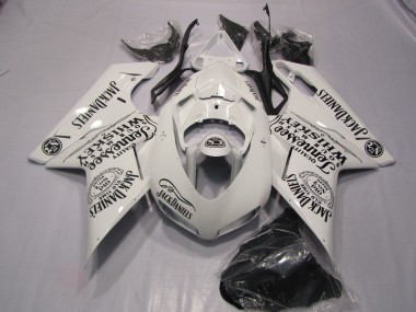 Best 2007-2014 White Jack Daniels Ducati 1098 Motor Fairings UK