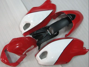 Best 2008-2012 Red White Ducati Monster 696 Motorcycle Fairings UK