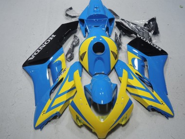 Best 2004-2005 Blue Yellow Honda CBR1000RR Motorcycle Fairing Kits UK