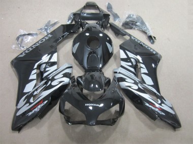 Best 2004-2005 Black Silver Honda CBR1000RR Motorcycle Fairings Kits UK