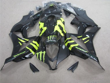 Best 2004-2005 Black Green Monster Honda CBR1000RR Bike Fairings UK