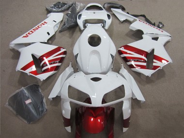 Best 2004-2005 White Red Black Honda CBR1000RR Motor Bike Fairings UK