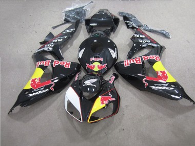 Best 2006-2007 Black Red Bull Honda CBR1000RR Bike Fairings UK