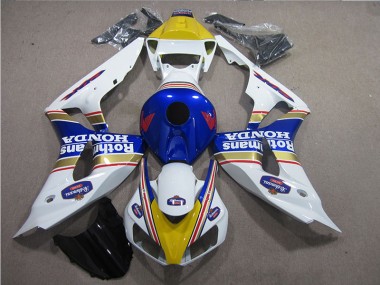 Best 2006-2007 White Blue Rothmans Honda CBR1000RR Motor Bike Fairings UK