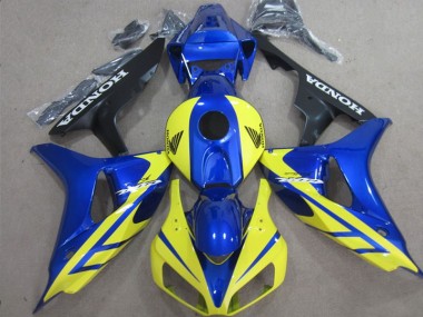 Best 2006-2007 Blue Yellow Honda CBR1000RR Replacement Fairings UK