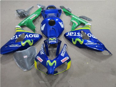 Best 2006-2007 Blue Movistar Castrol Honda CBR1000RR Motorbike Fairings UK