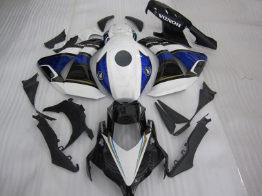 Best 2008-2011 White Black Blue Honda CBR1000RR Bike Fairings UK