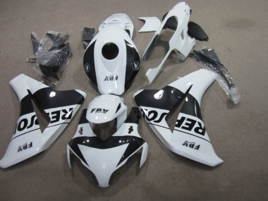 Best 2008-2011 Black White Repsol Honda CBR1000RR Replacement Motorcycle Fairings UK