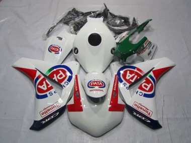 Best 2008-2011 White Red PATA Honda CBR1000RR Bike Fairing Kit UK