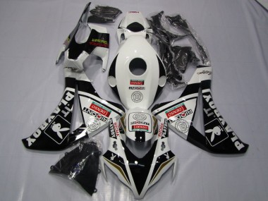 Best 2008-2011 Black White Denso Playboy Honda CBR1000RR Motorcycle Fairing Kits UK