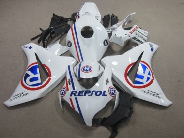 Best 2008-2011 White Blue Repsol Honda CBR1000RR Motorbike Fairing UK